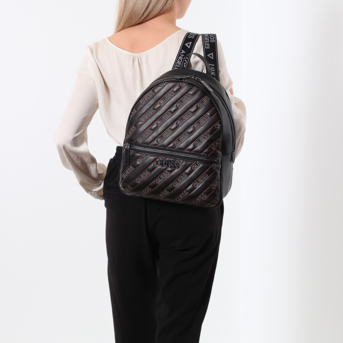 Вместительный стеганый рюкзак Guess Ronnie