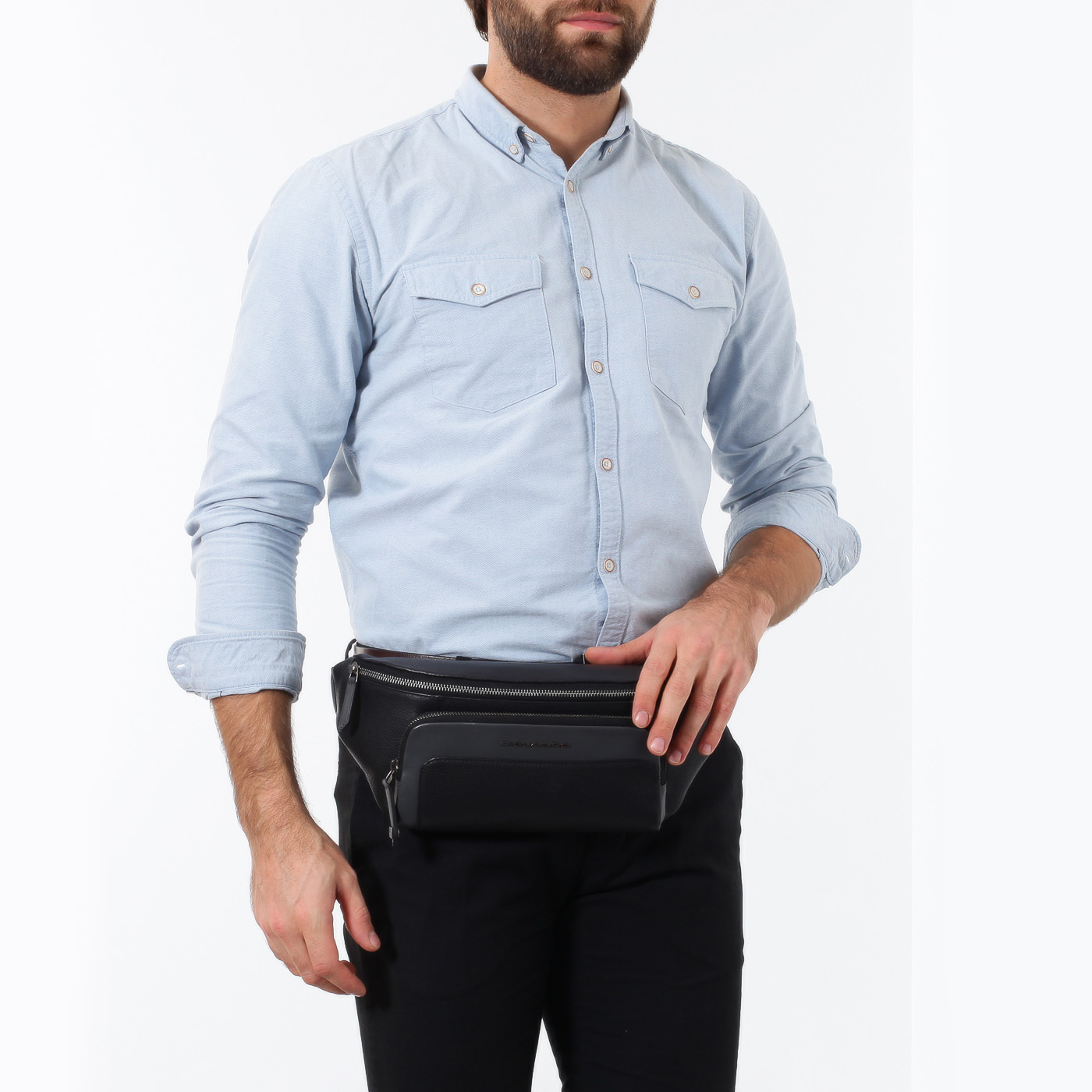 Кожаная поясная сумка Piquadro Feels