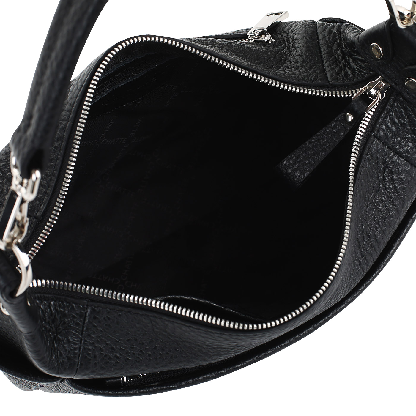 Кожаная сумка на молнии Chatte 