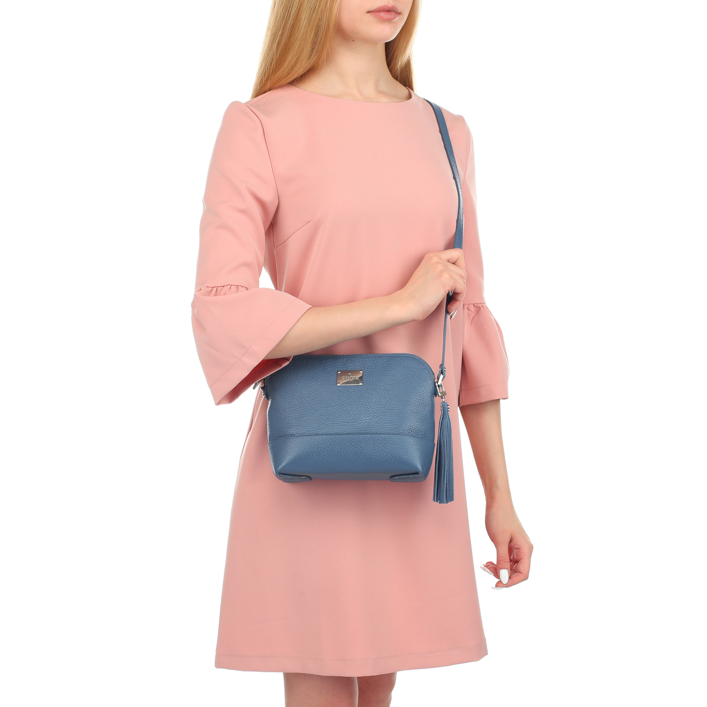 Компактная кожаная сумочка Chatte Lion