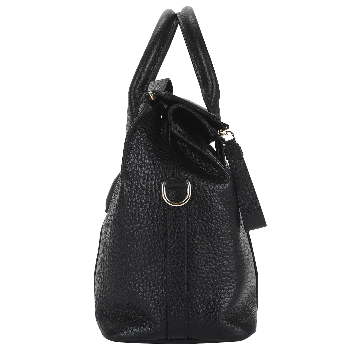 Черная комбинированная сумка Aurelli 