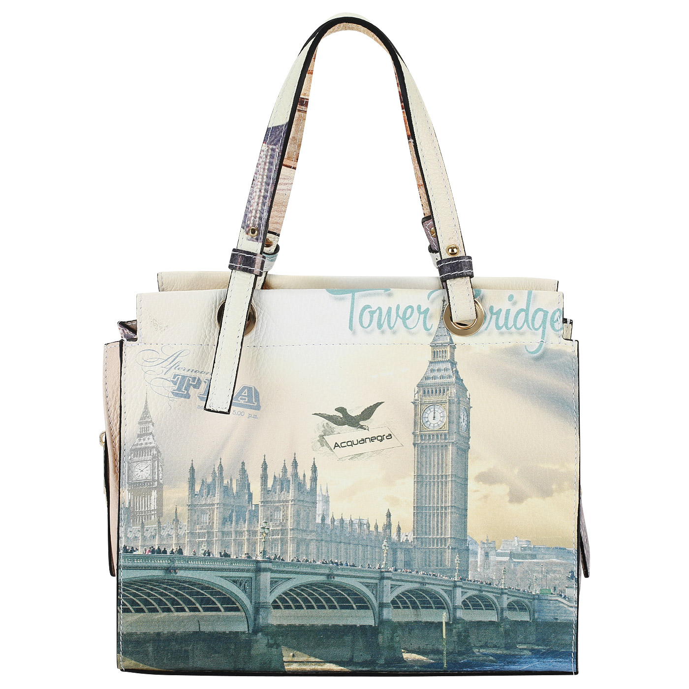 Acquanegra Кожаная сумка с тремя отделами