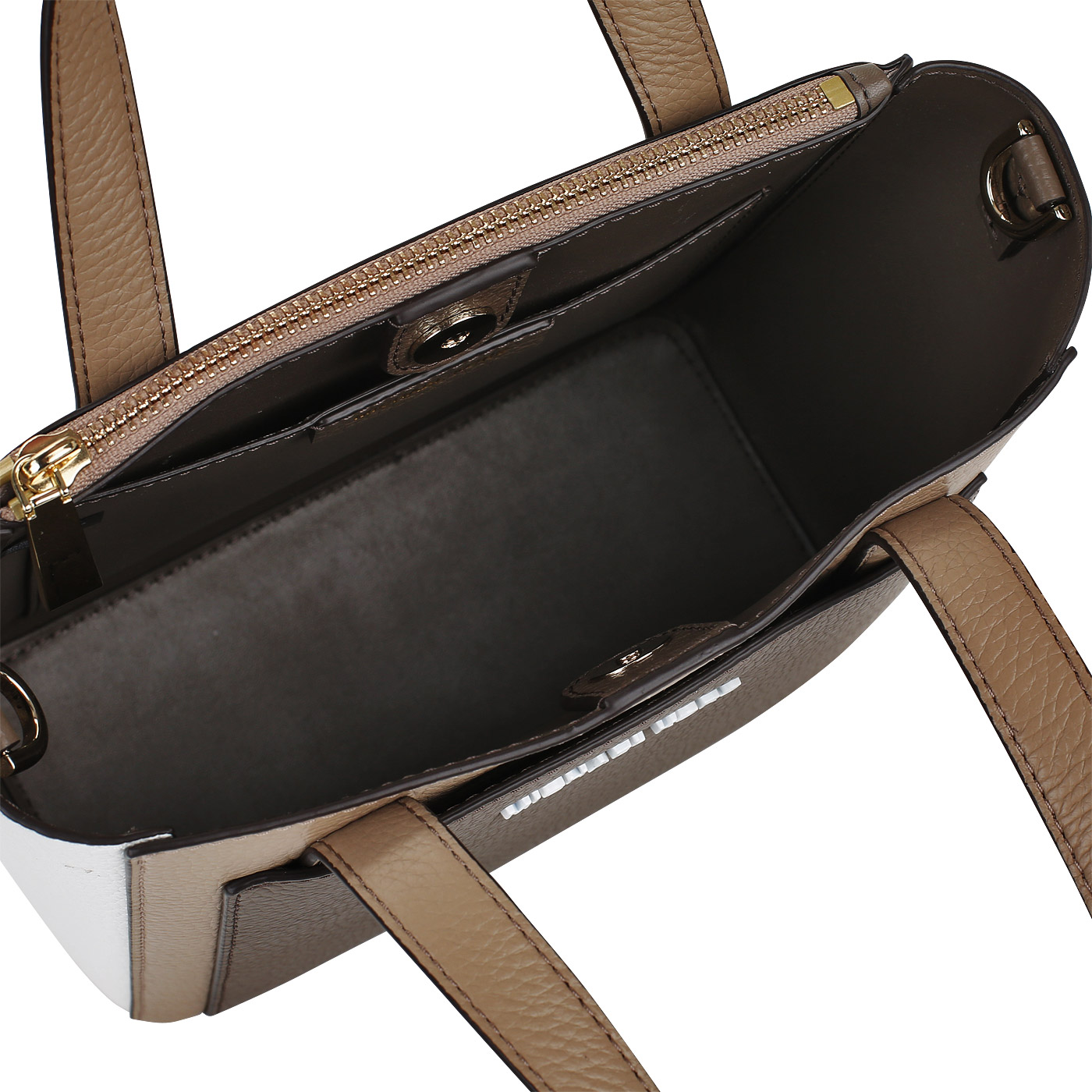 Сумка из зернистой кожи Michael Kors Gemma