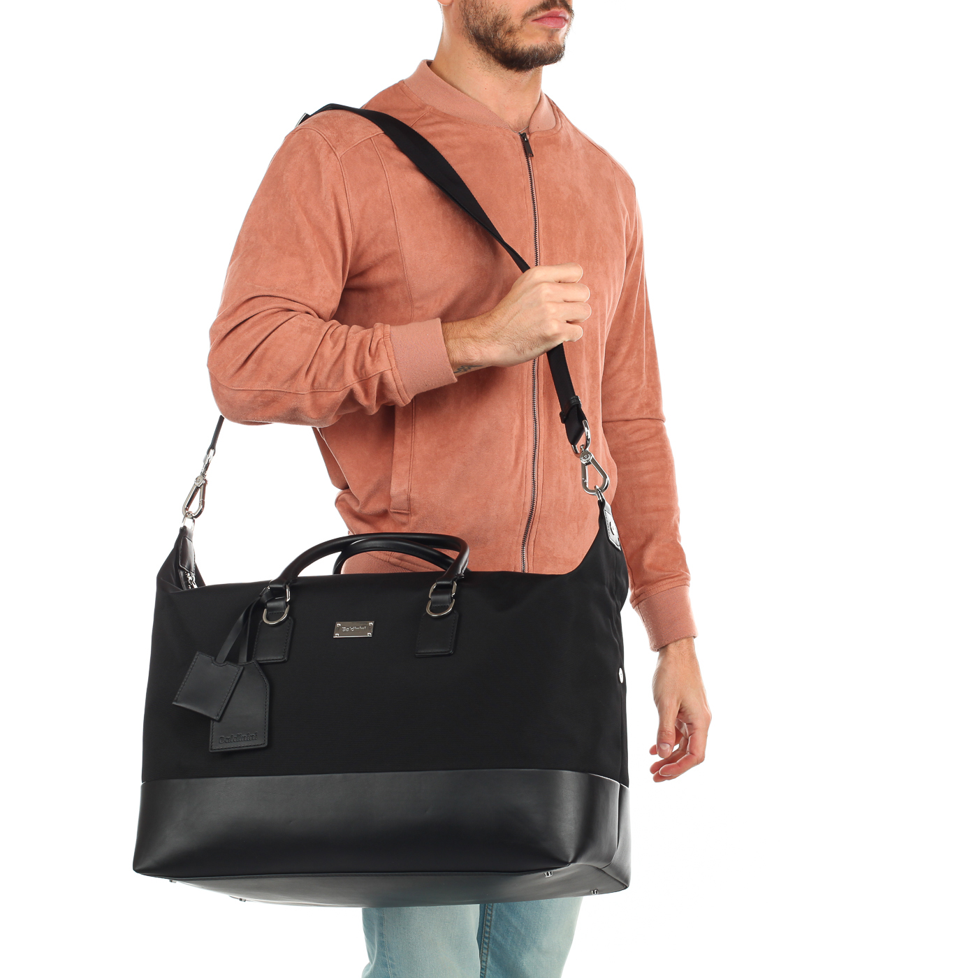 Дорожная сумка со съемным плечевым ремнем Baldinini Eric