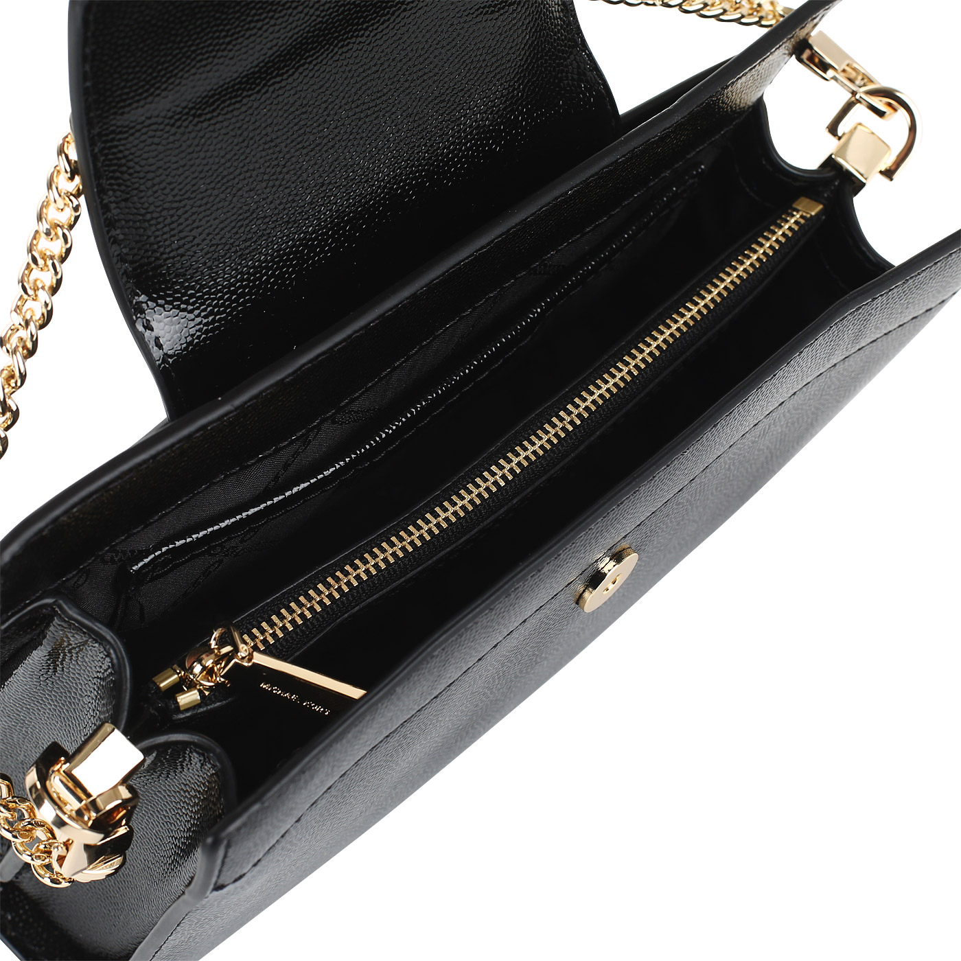 Лакированная сумка через плечо Michael Kors Mott