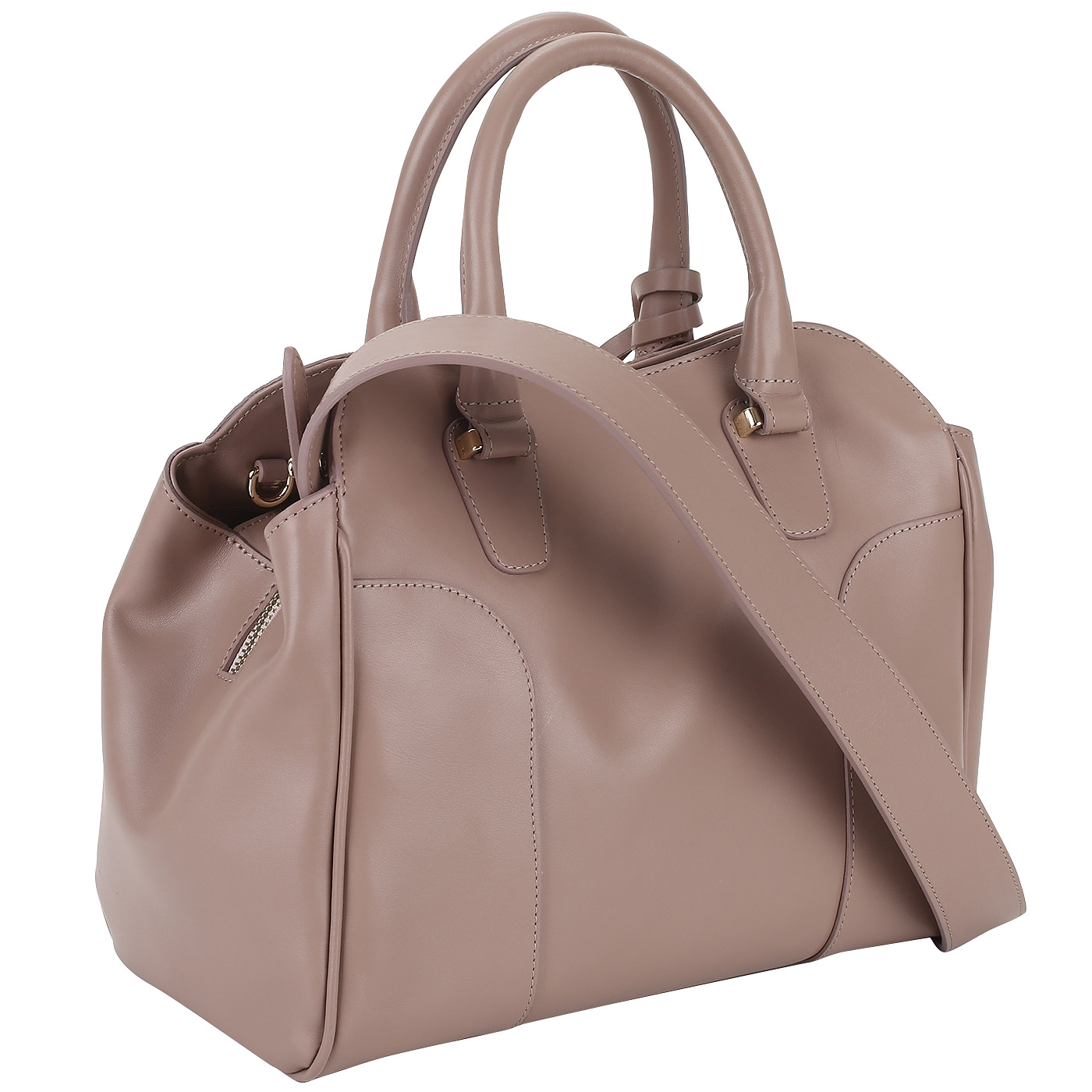 Комбинированная сумка с брелоком Aurelli 