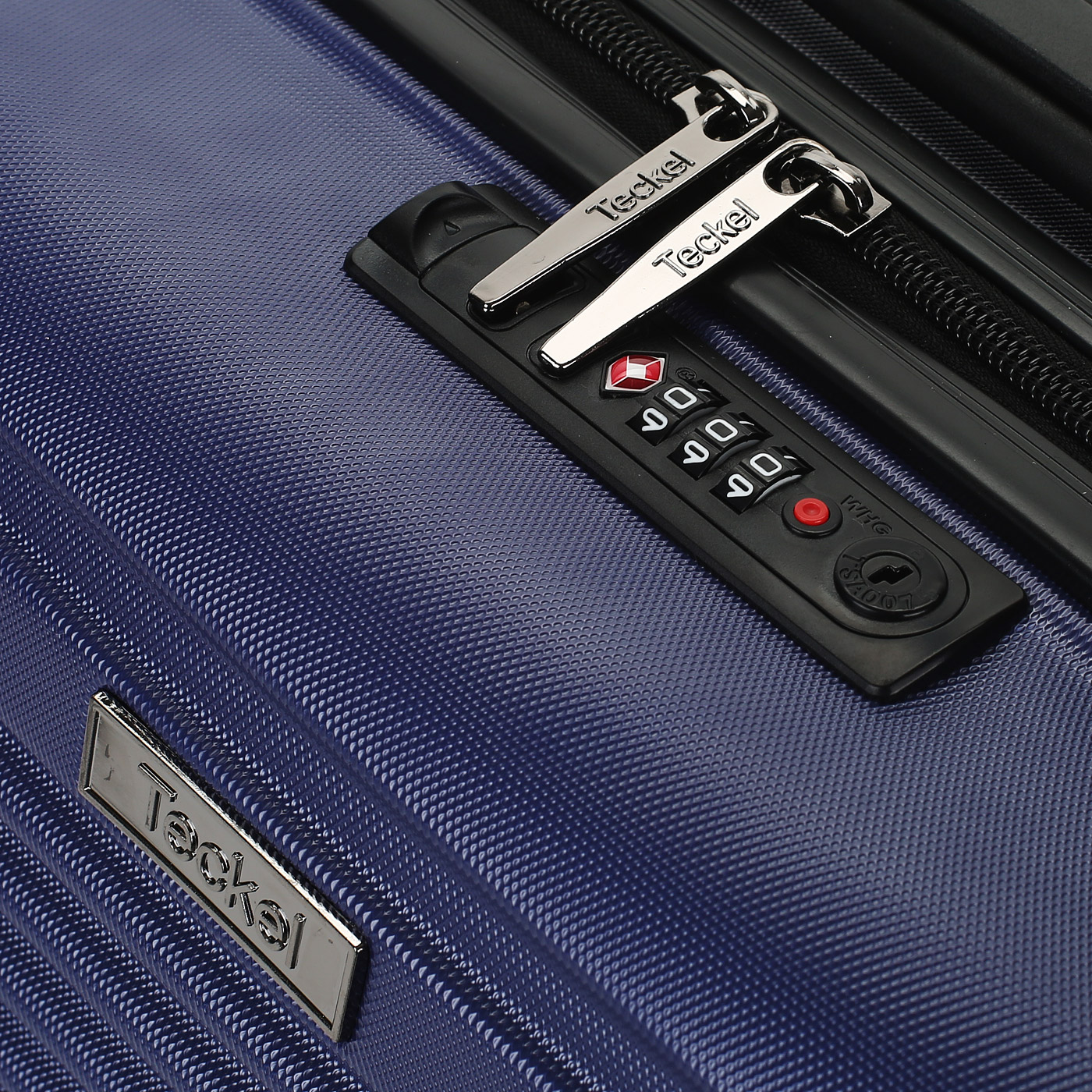 Чемодан маленький S из ABS-пластика с кодовым замком Teckel Horizont