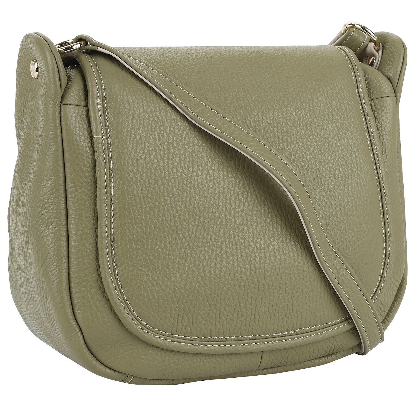 Сумка из зеленой кожи Bruno Rossi 