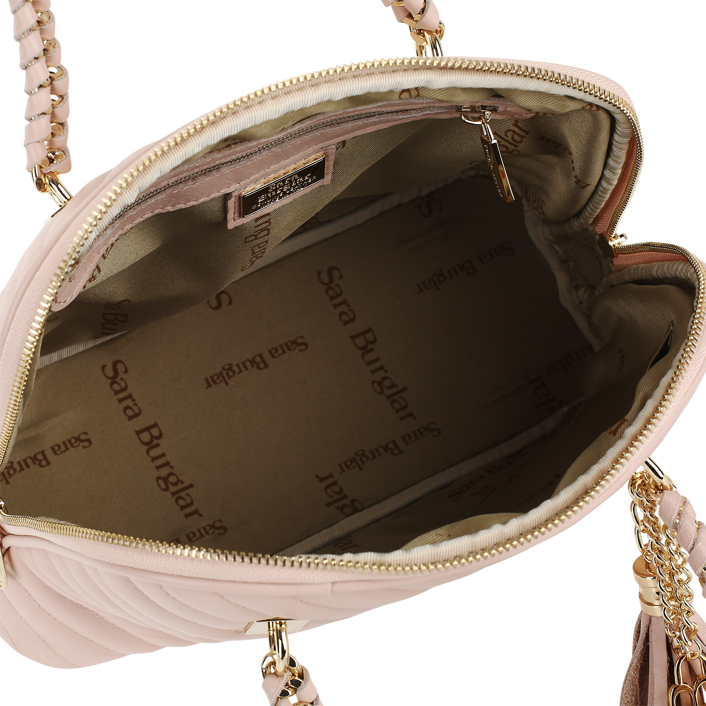 Сумка из стеганой кожи Sara Burglar Divina Trapunto