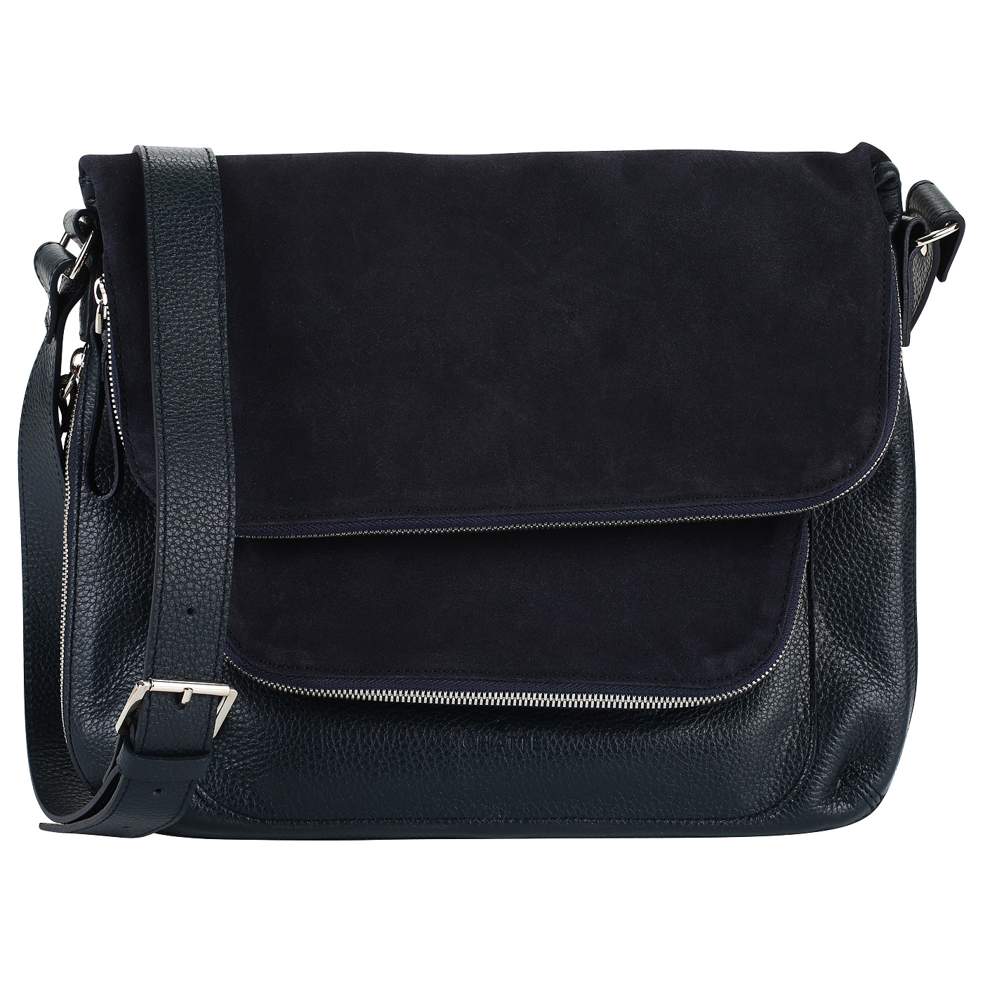 Chatte Синяя кожаная сумка