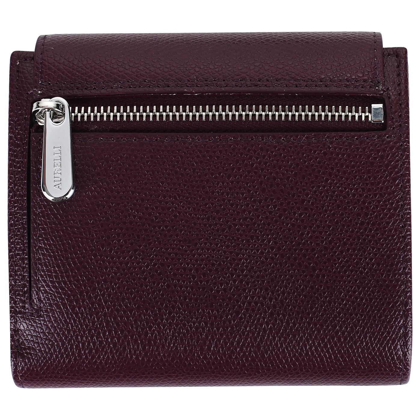 Кожаное компактное портмоне Aurelli Alma fantasia