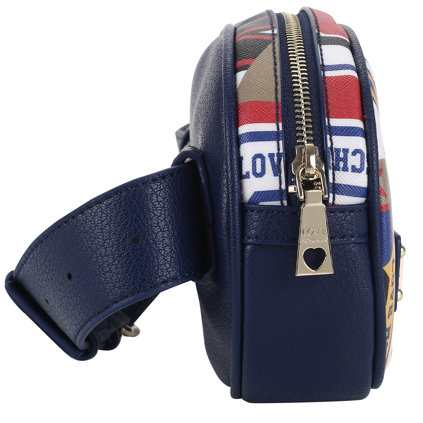 Овальная поясная сумочка Love Moschino Graphic Alphabet