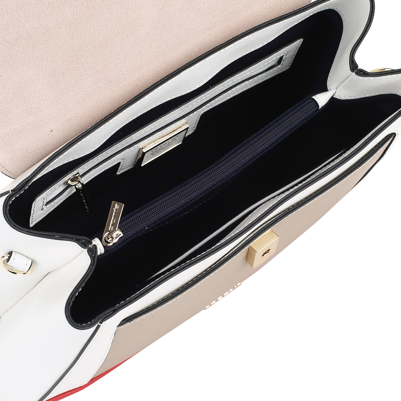 Тисненая сумка-сэтчел Cromia Kesi