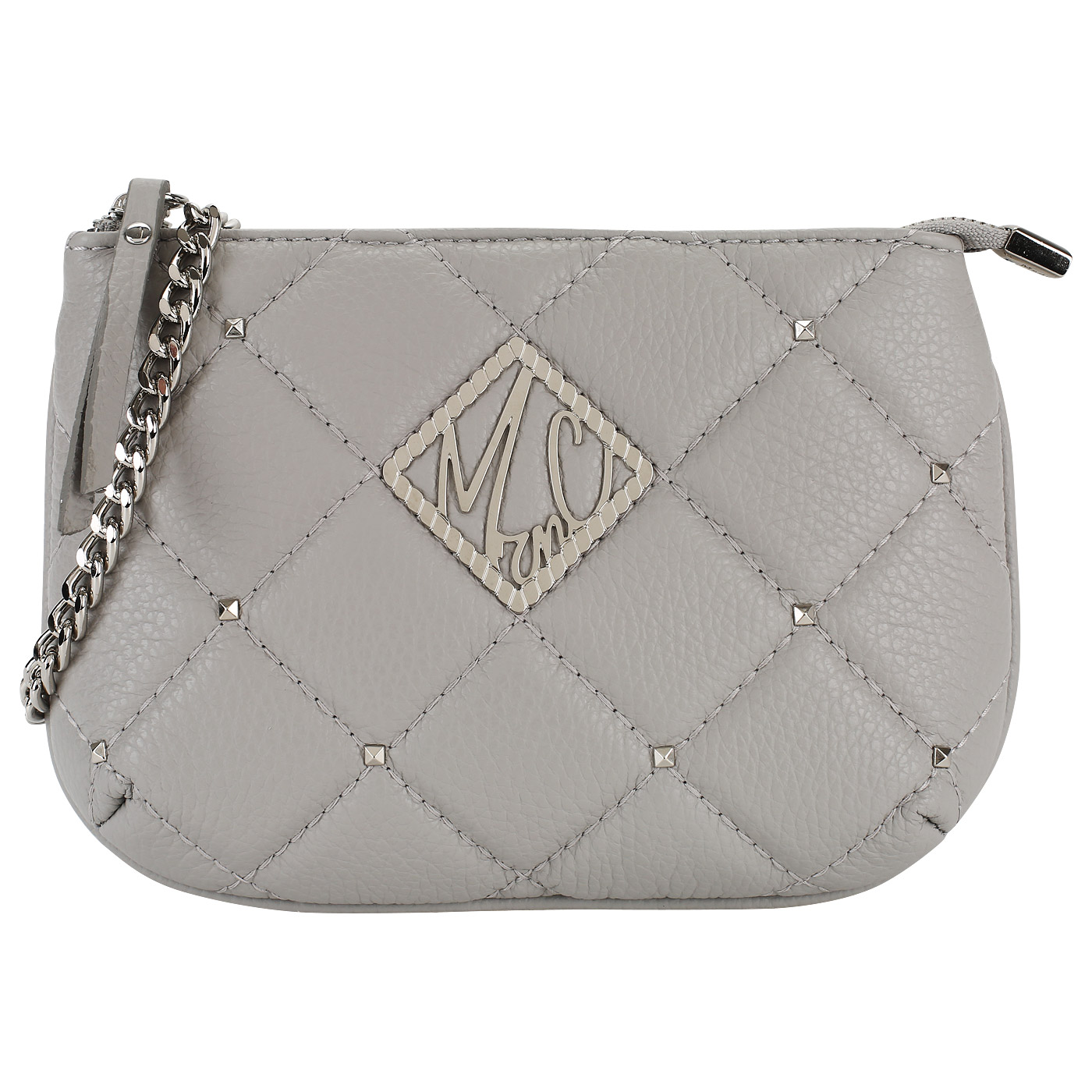 Marina Creazioni Кожаная сумочка с клепками