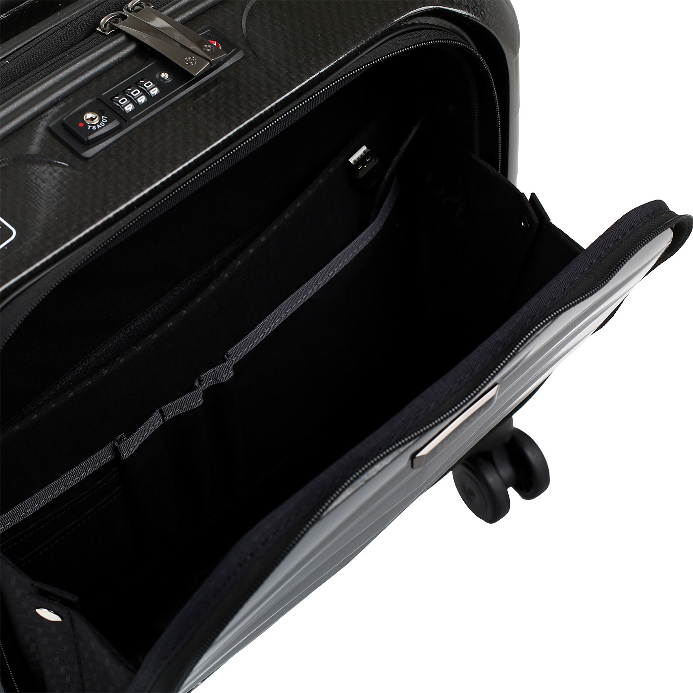 Чемодан маленький S из материала Curv Samsonite Lite-Biz