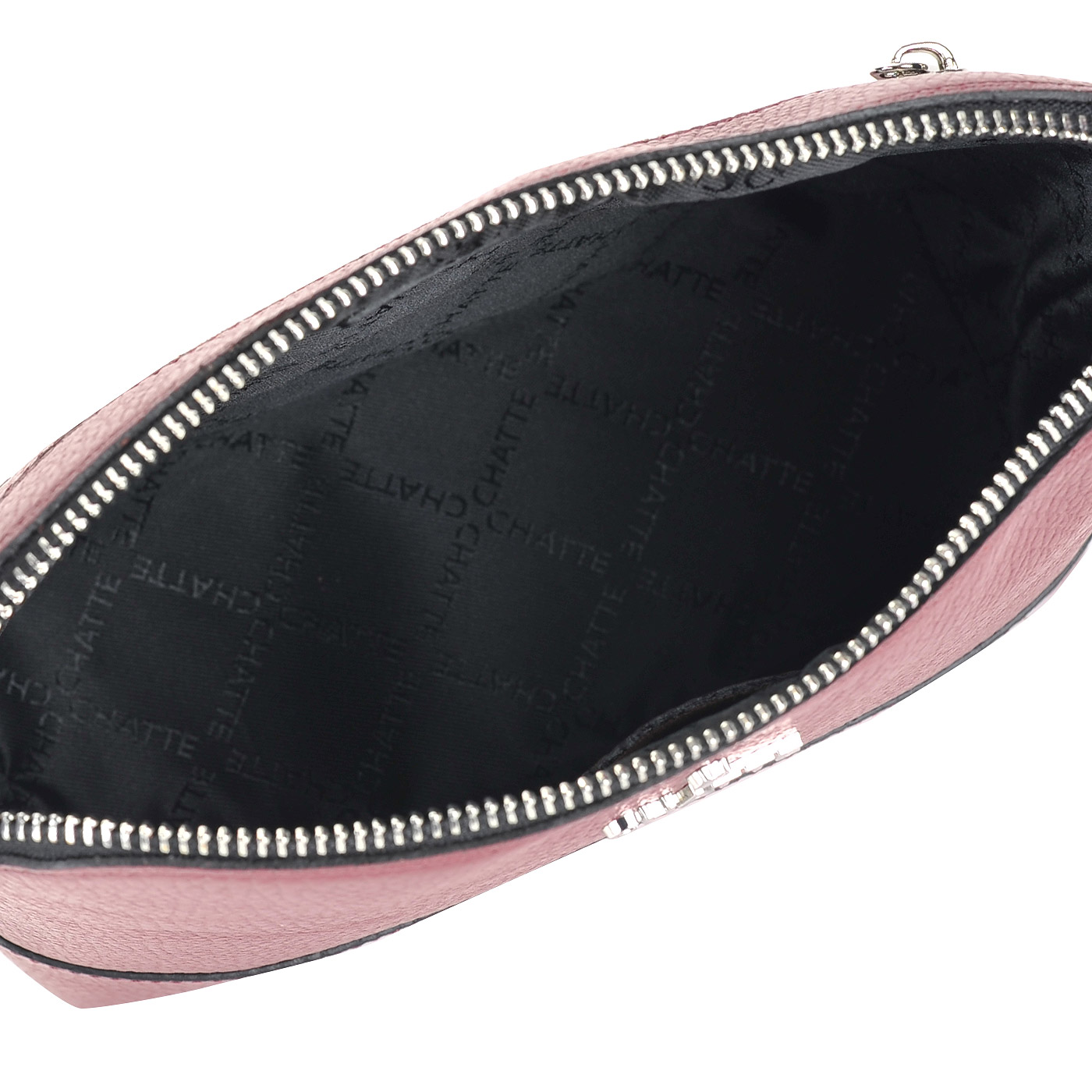 Маленькая женская сумочка из зернистой кожи через плечо Chatte Lion