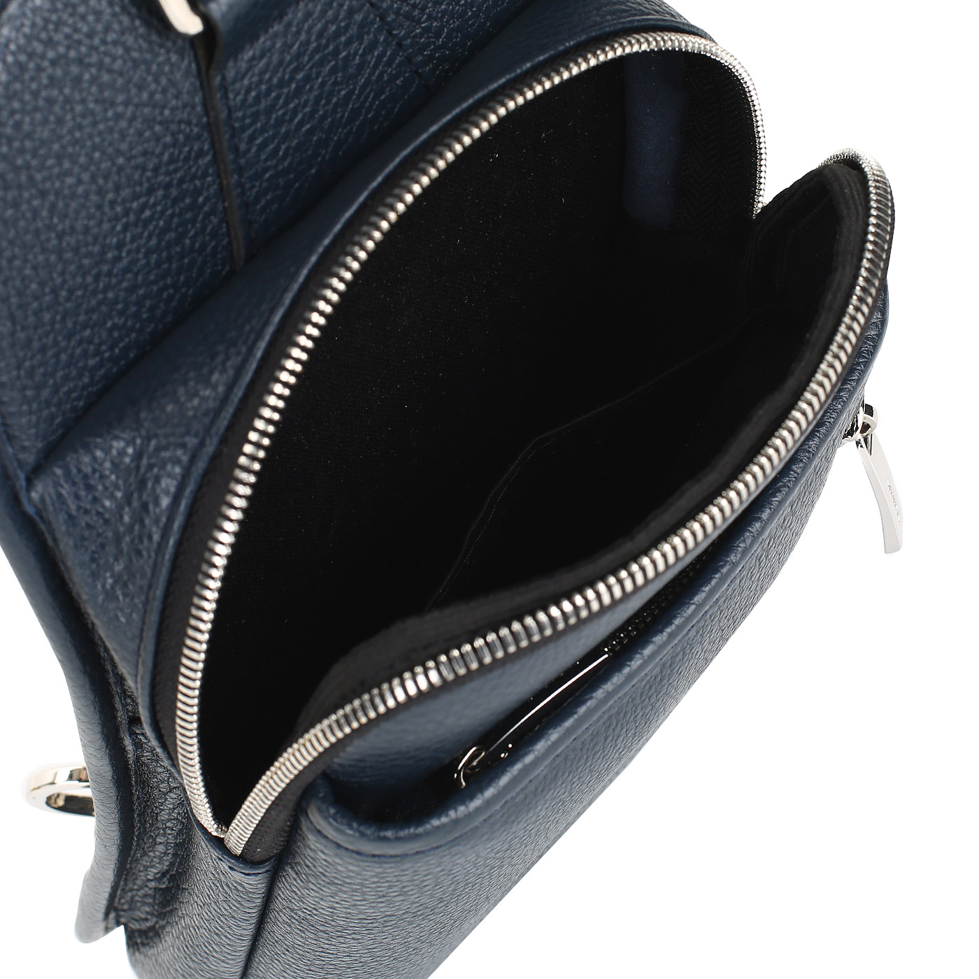 Кожаная сумка через плечо на молнии Stevens 