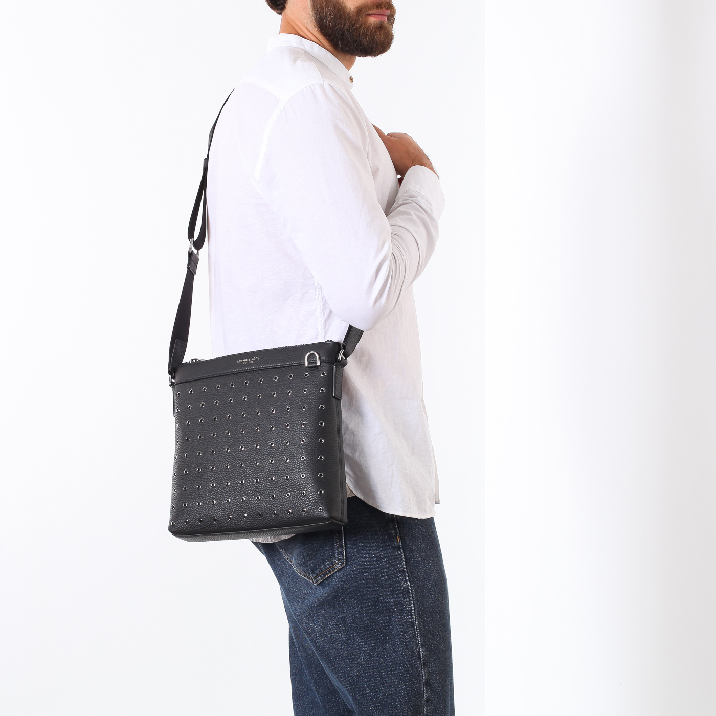 Сумка с клепками Michael Kors Men Greyson