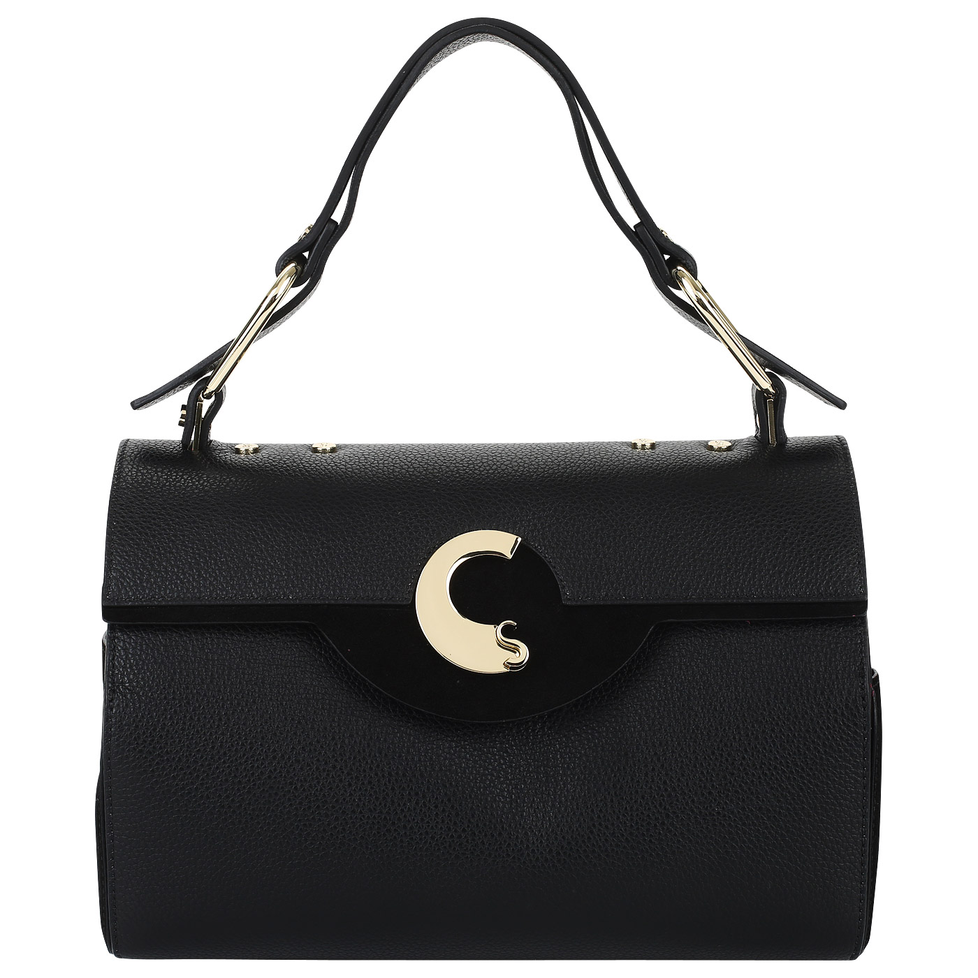 Carlo Salvatelli Сумочка из кожи и замши