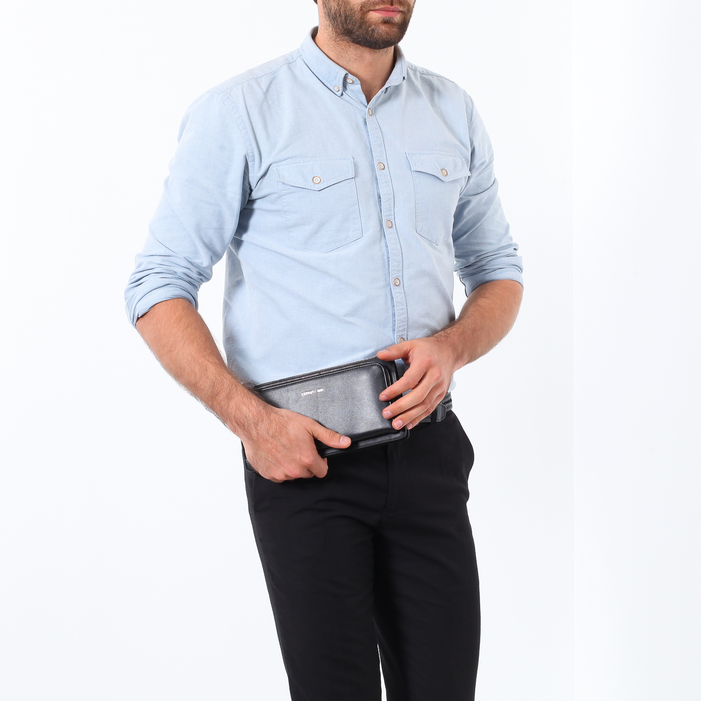 Сумка-визитка с двумя отделами Cerruti 1881 Stars