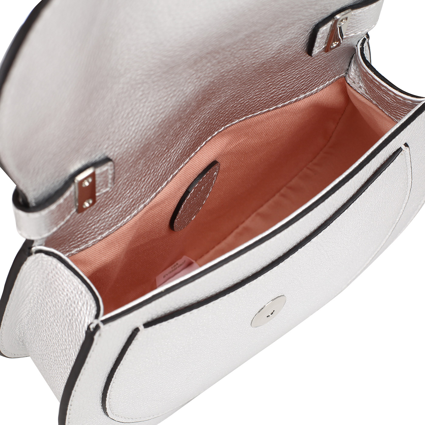 Серебристая сумочка Coccinelle Sirio