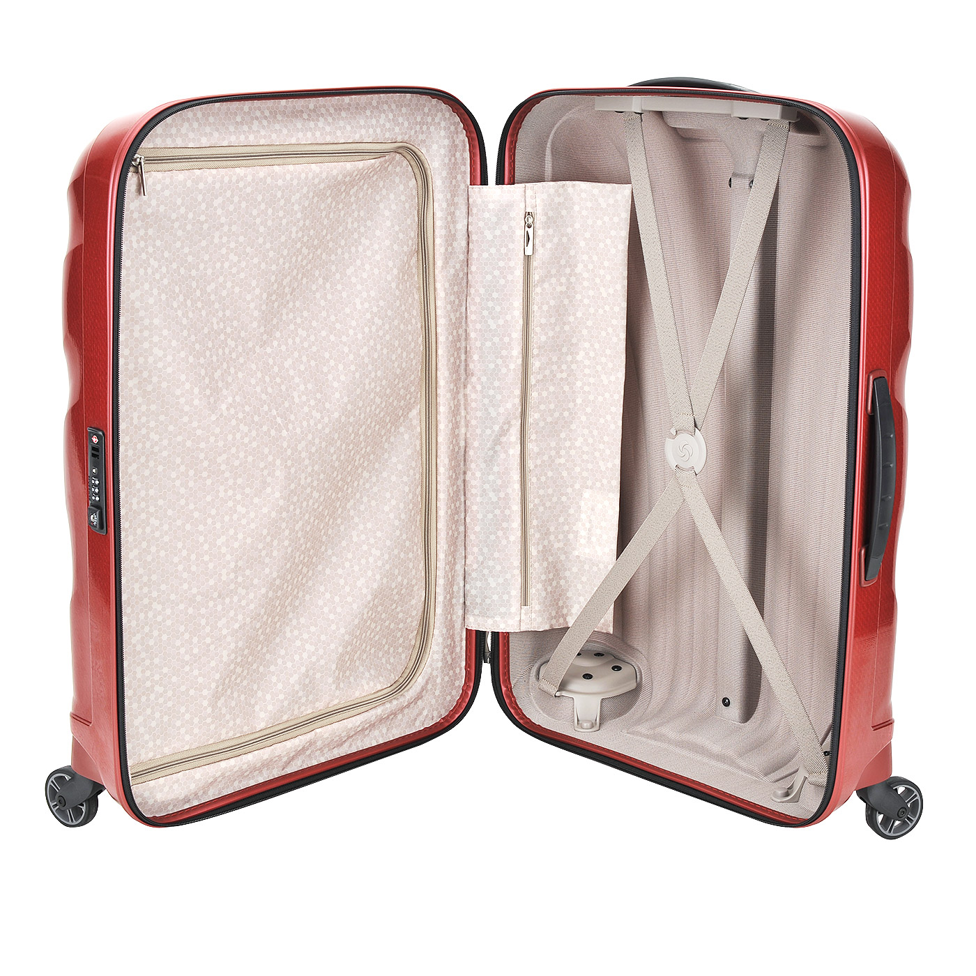 Чемодан средний M из материала Curv Samsonite Cosmolite