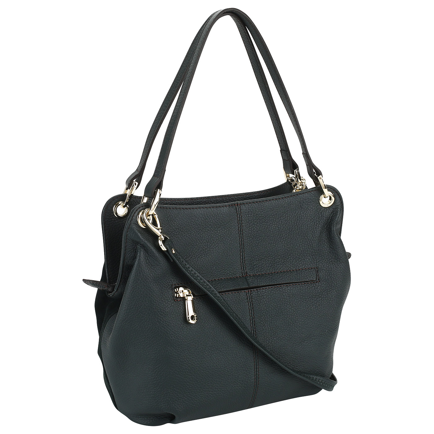 Мягкая кожаная сумка Chatte 