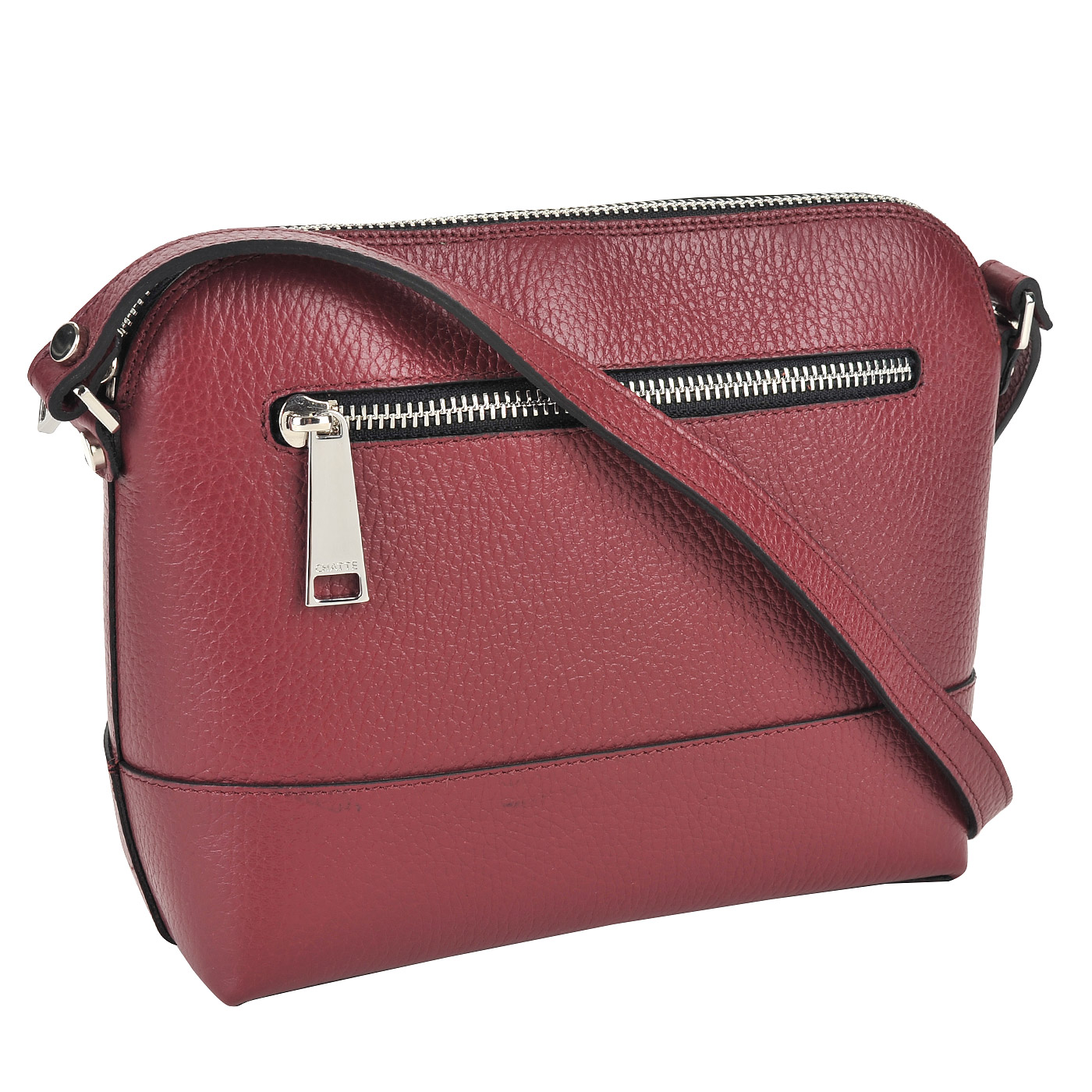 Маленькая женская сумочка из зернистой кожи через плечо Chatte Lion