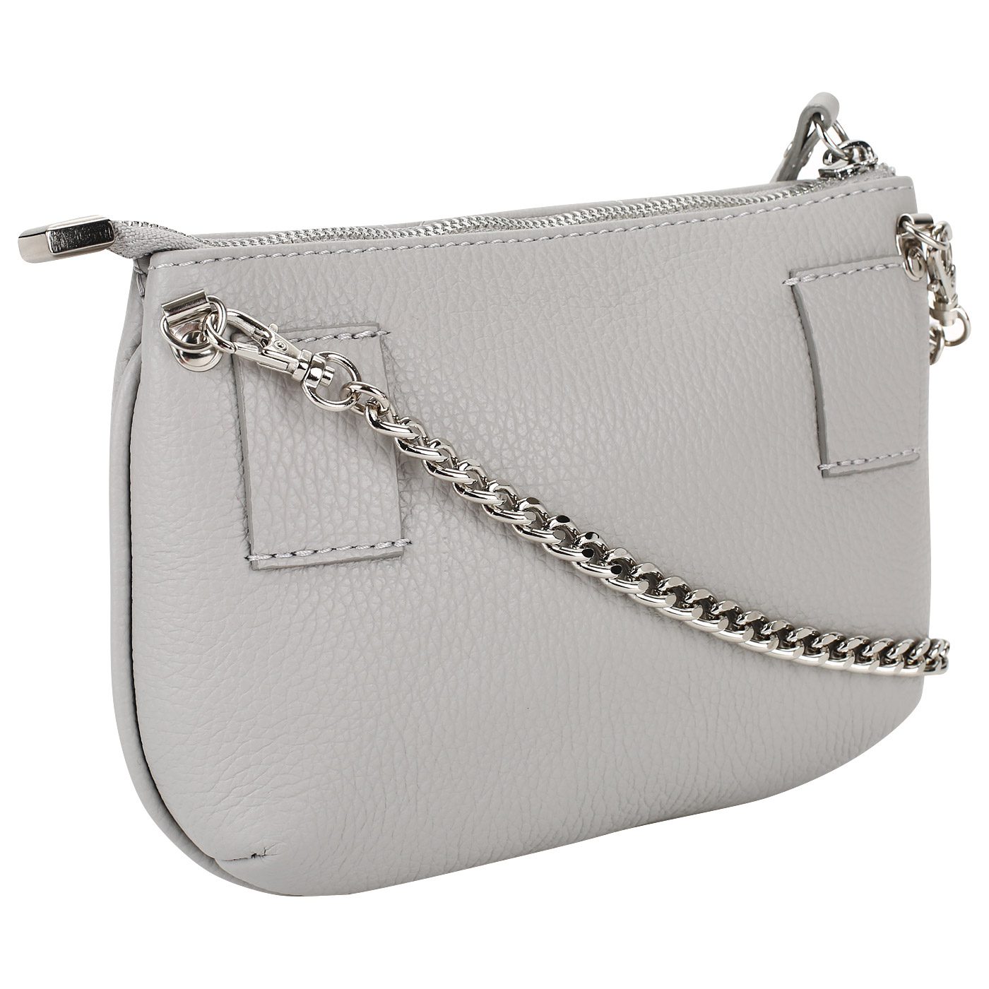 Кожаная сумочка с клепками Marina Creazioni 