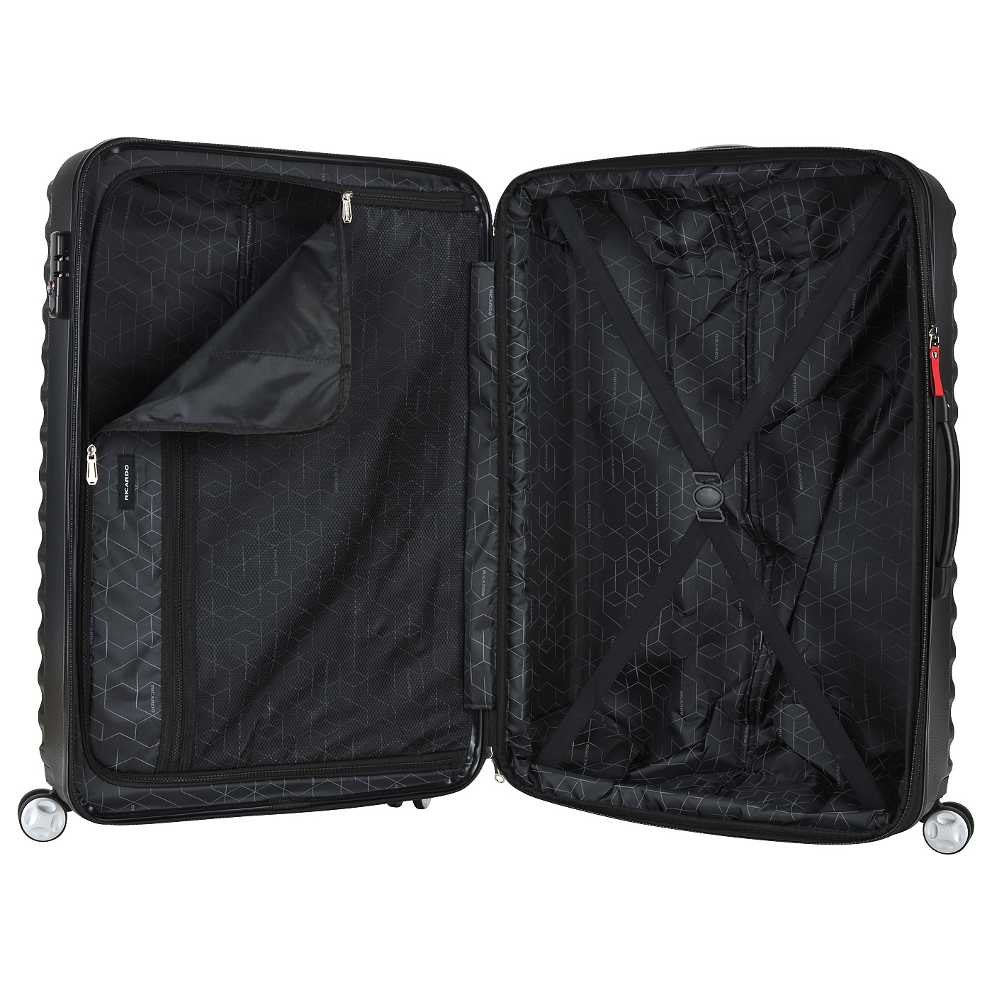 Чемодан большой L из ABS-пластика с кодовым замком Ricardo Rialto Hardside