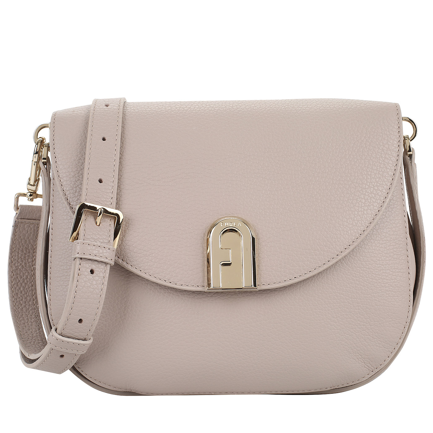 Furla Кожаная сумка на магнитной кнопке