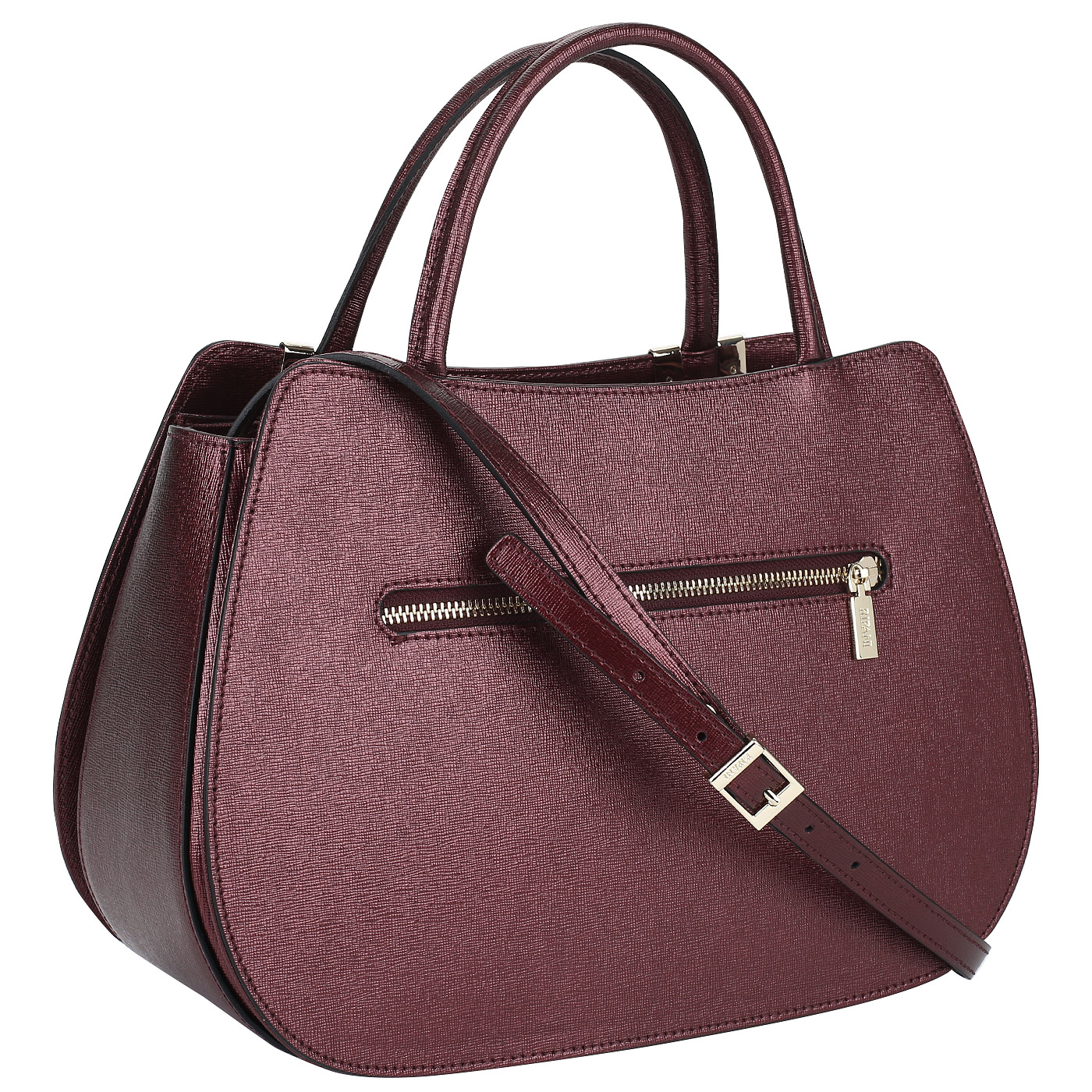 Тисненая сумка с тремя отделами Ripani Califfa