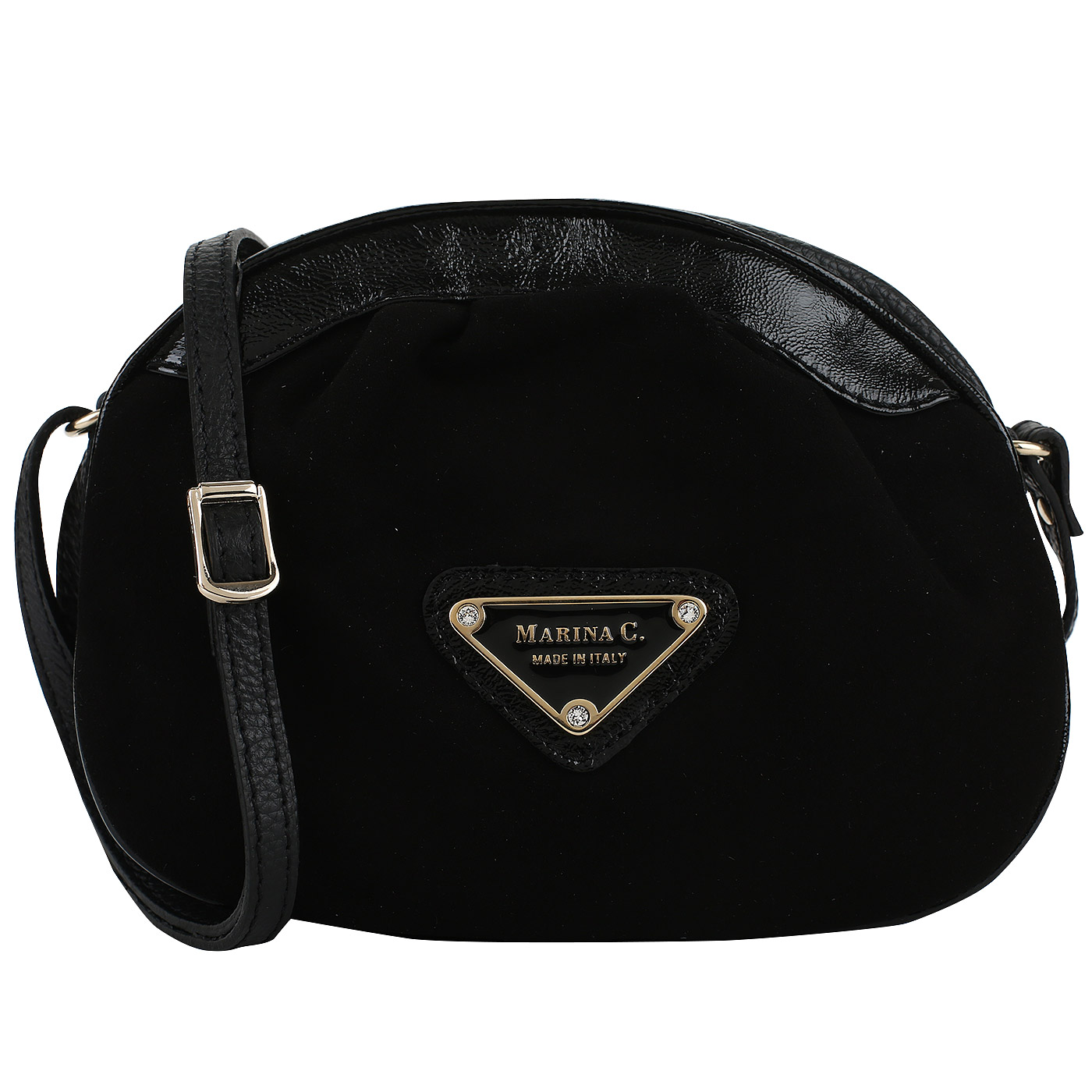 Marina Creazioni Кожаная сумочка на молнии