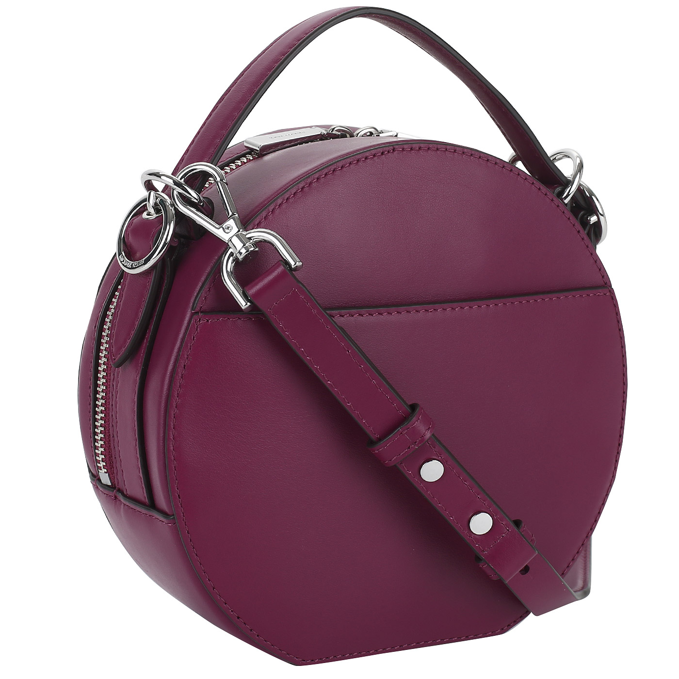 Круглая сумочка из кожи Michael Kors Delaney
