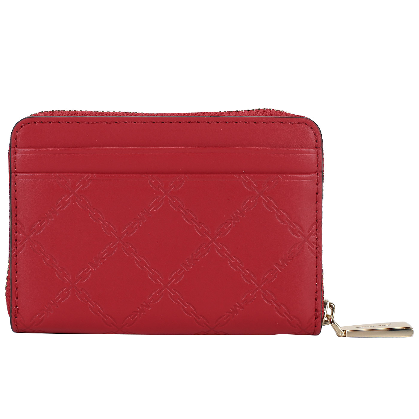 Кошелек из красной тисненой кожи Michael Kors Money Pieces