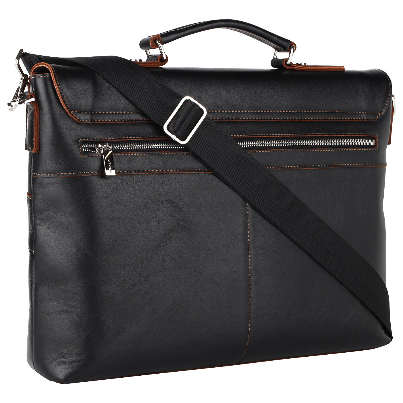 Портфель из кожи Stevens 