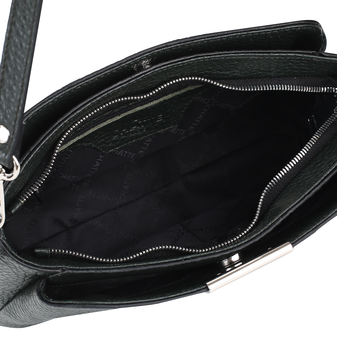 Кожаная сумка со съемной ручкой Chatte 