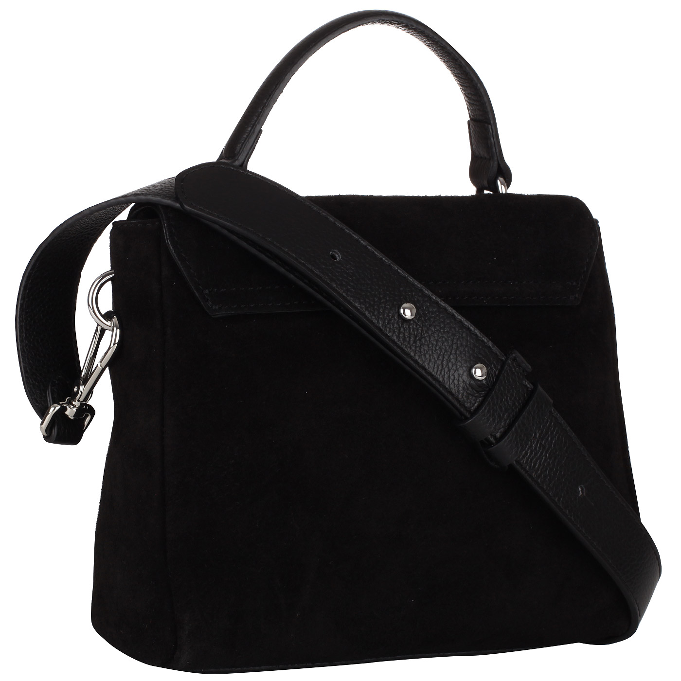 Черная замшевая сумочка Coccinelle Andromeda suede