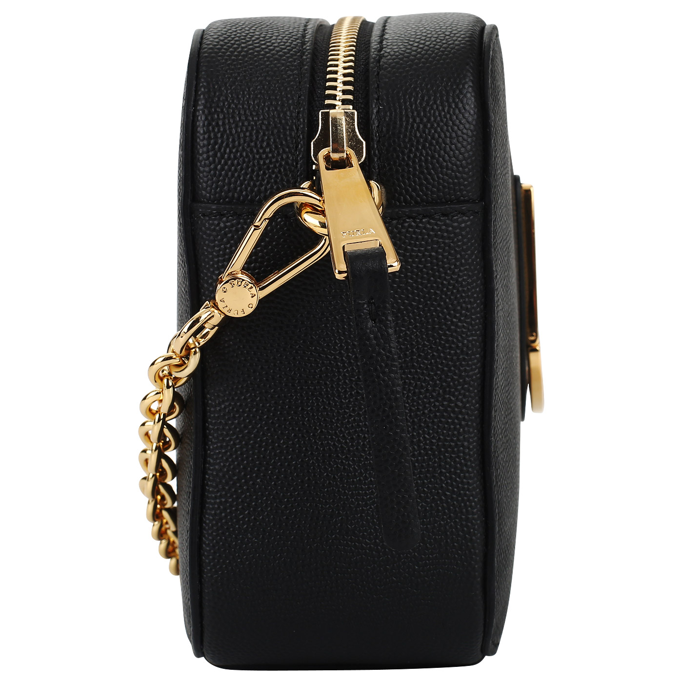 Тисненая кожаная сумочка Furla Brava