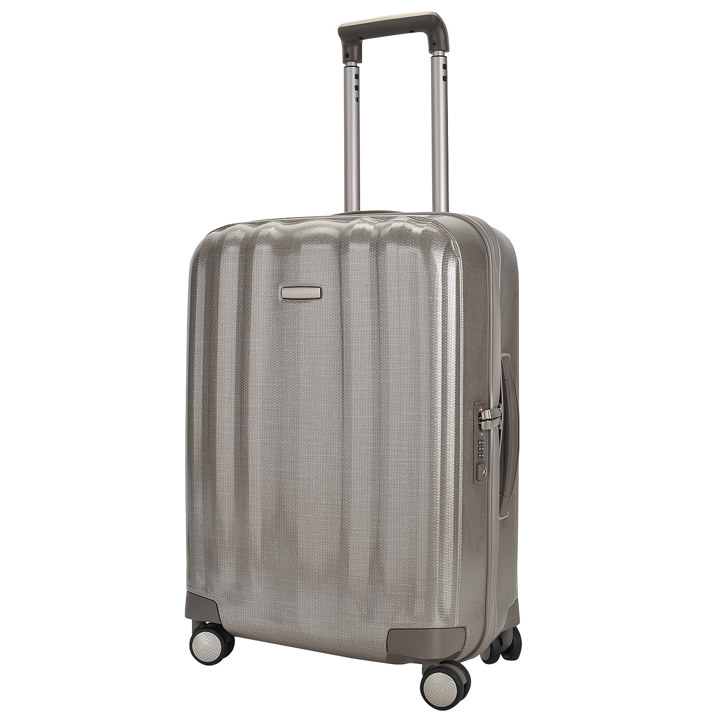 Samsonite Чемодан маленький S из материала Curv с кодовым замком