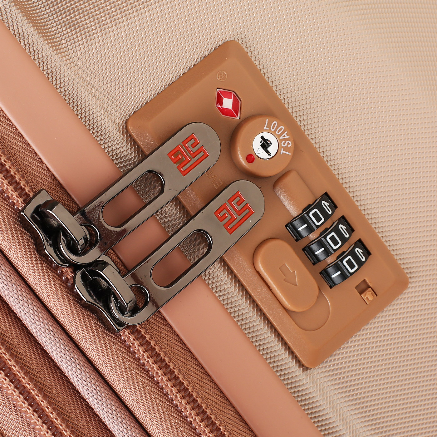 Чемодан большой L из поликарбоната с кодовым замком Eberhart Emerald Glow-2