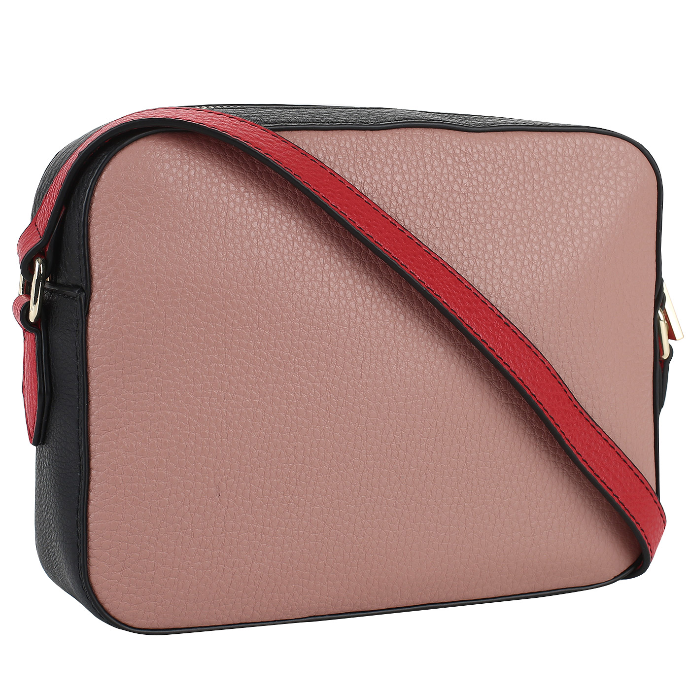 Кожаная сумочка на молнии Love Moschino Classic leather