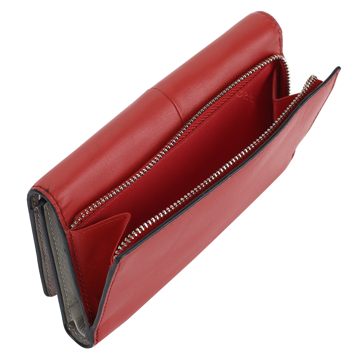 Кошелек из красной кожи Piquadro Splash