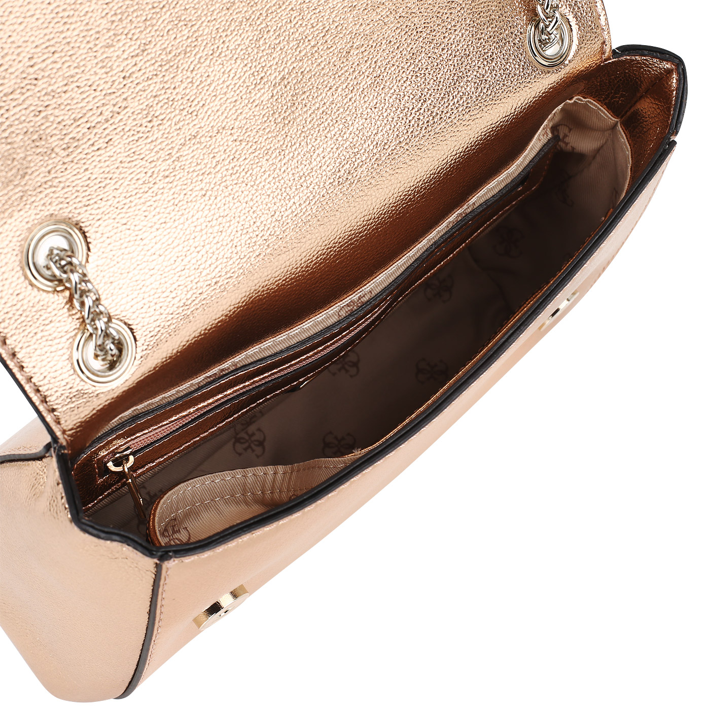 Золотистая сумочка Guess Carina