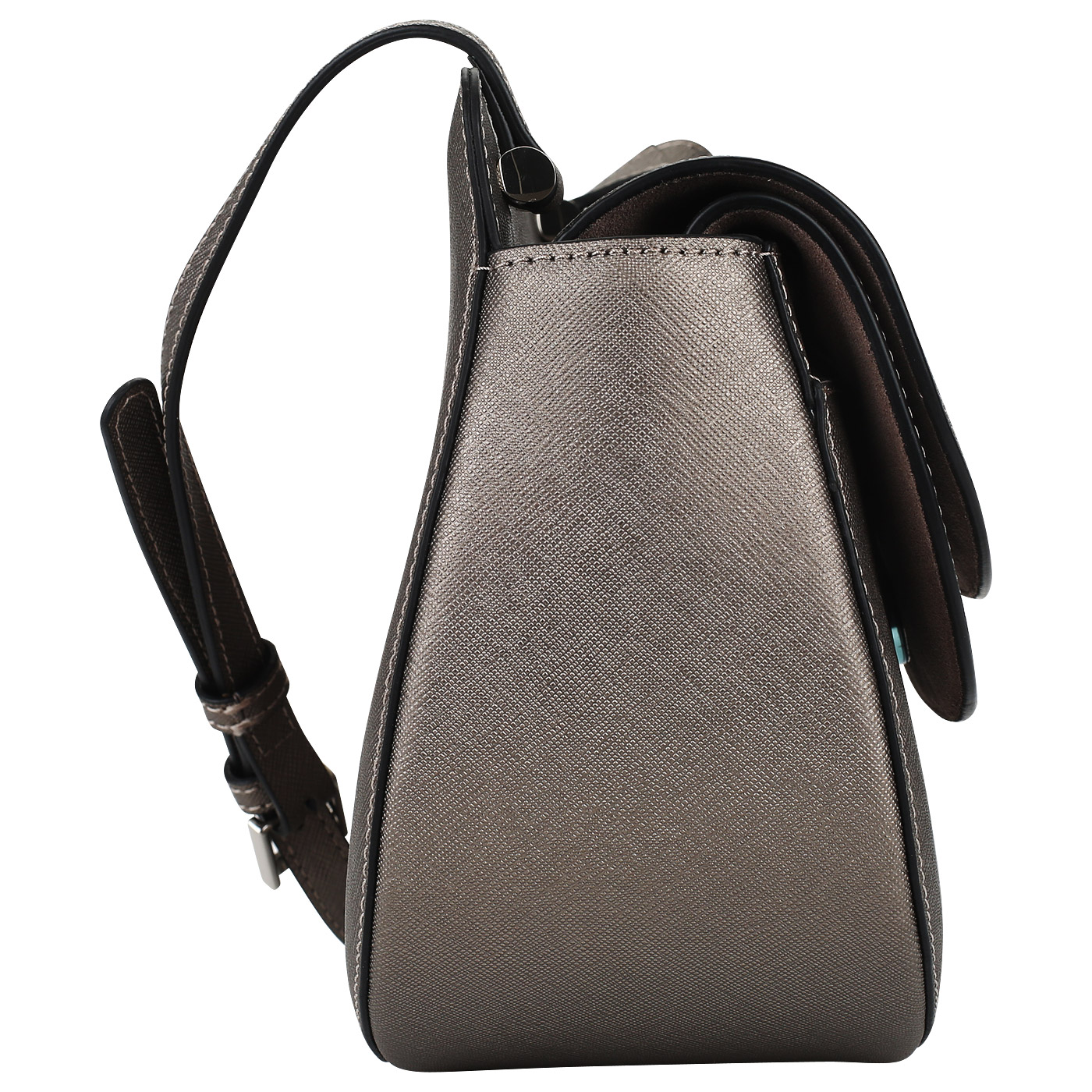 Сафьяновая сумочка с откидным клапаном Cromia Perla