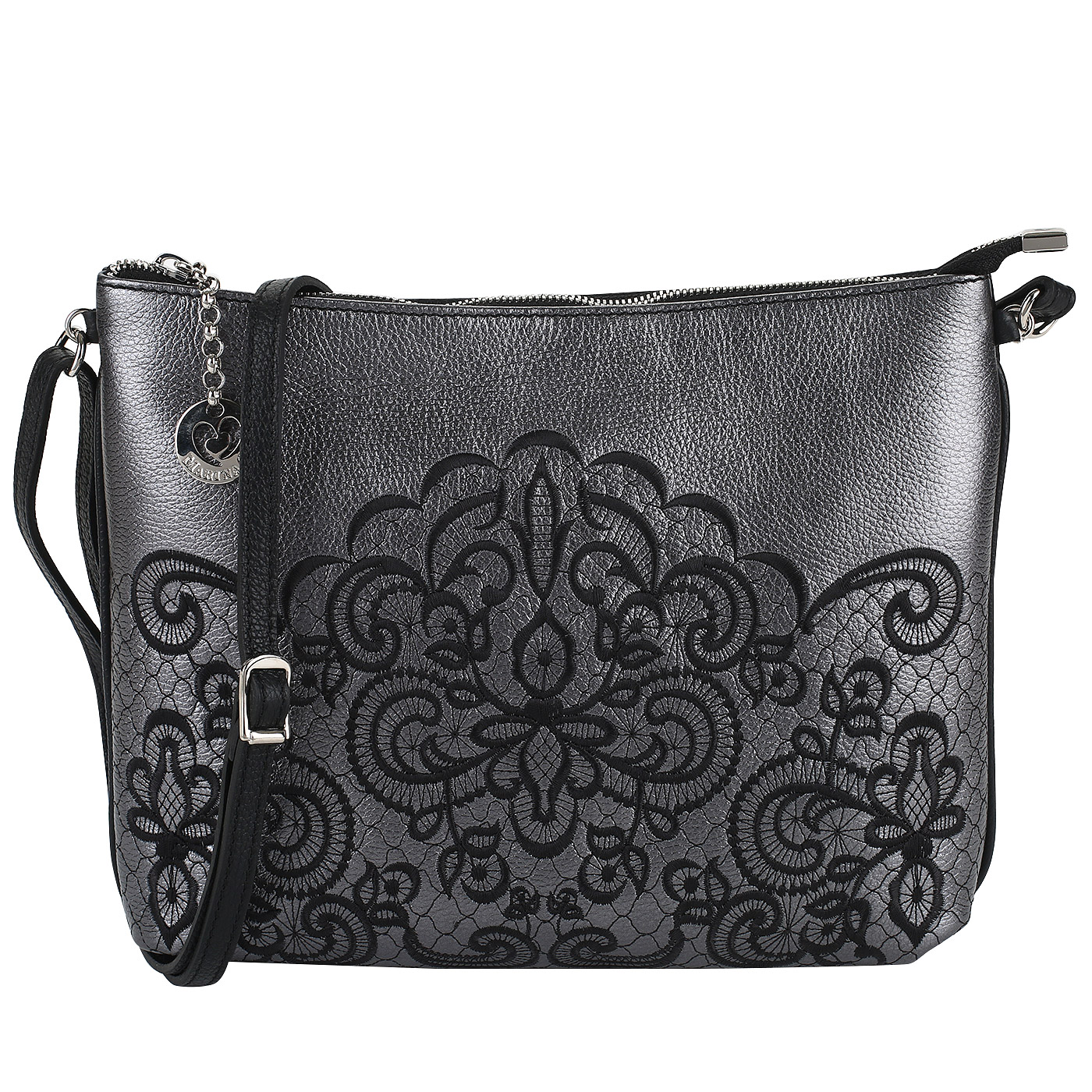 Marina Creazioni Сумочка кросс-боди с вышивкой