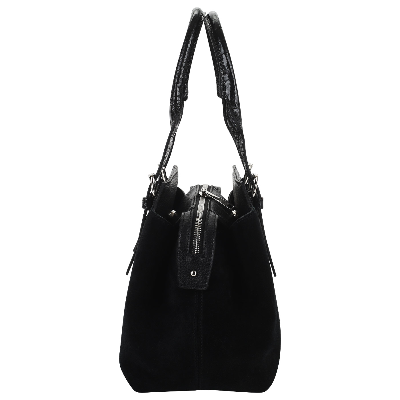 Сумка из кожи и замши Chatte 