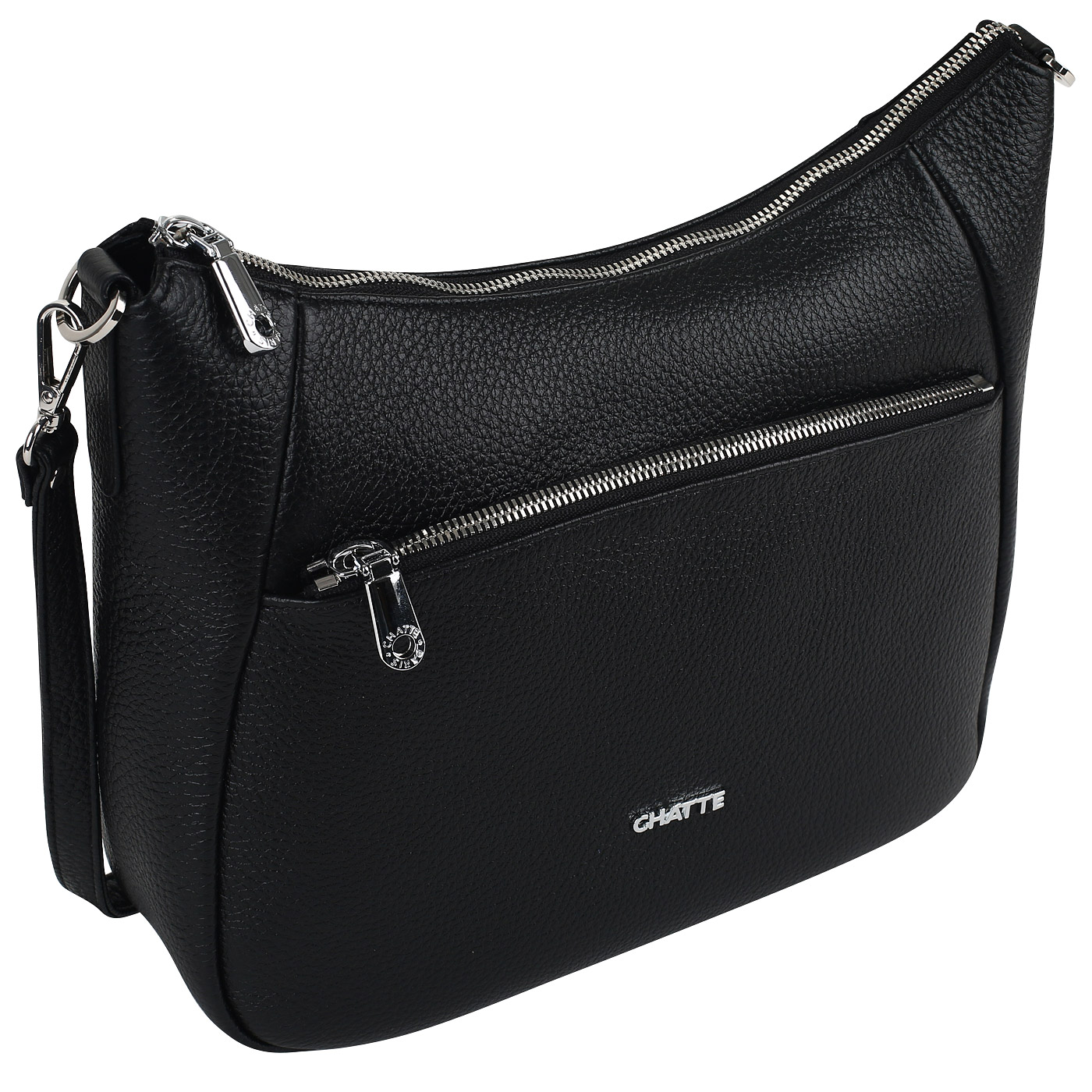 Кожаная сумка на молнии Chatte Lion