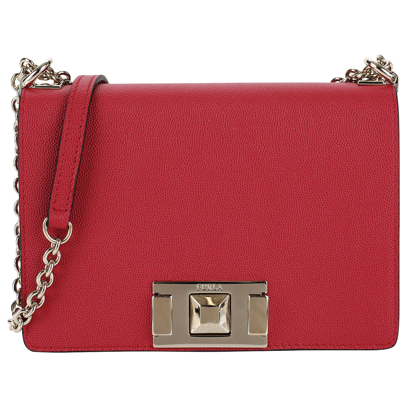 Furla Красная кожаная сумочка
