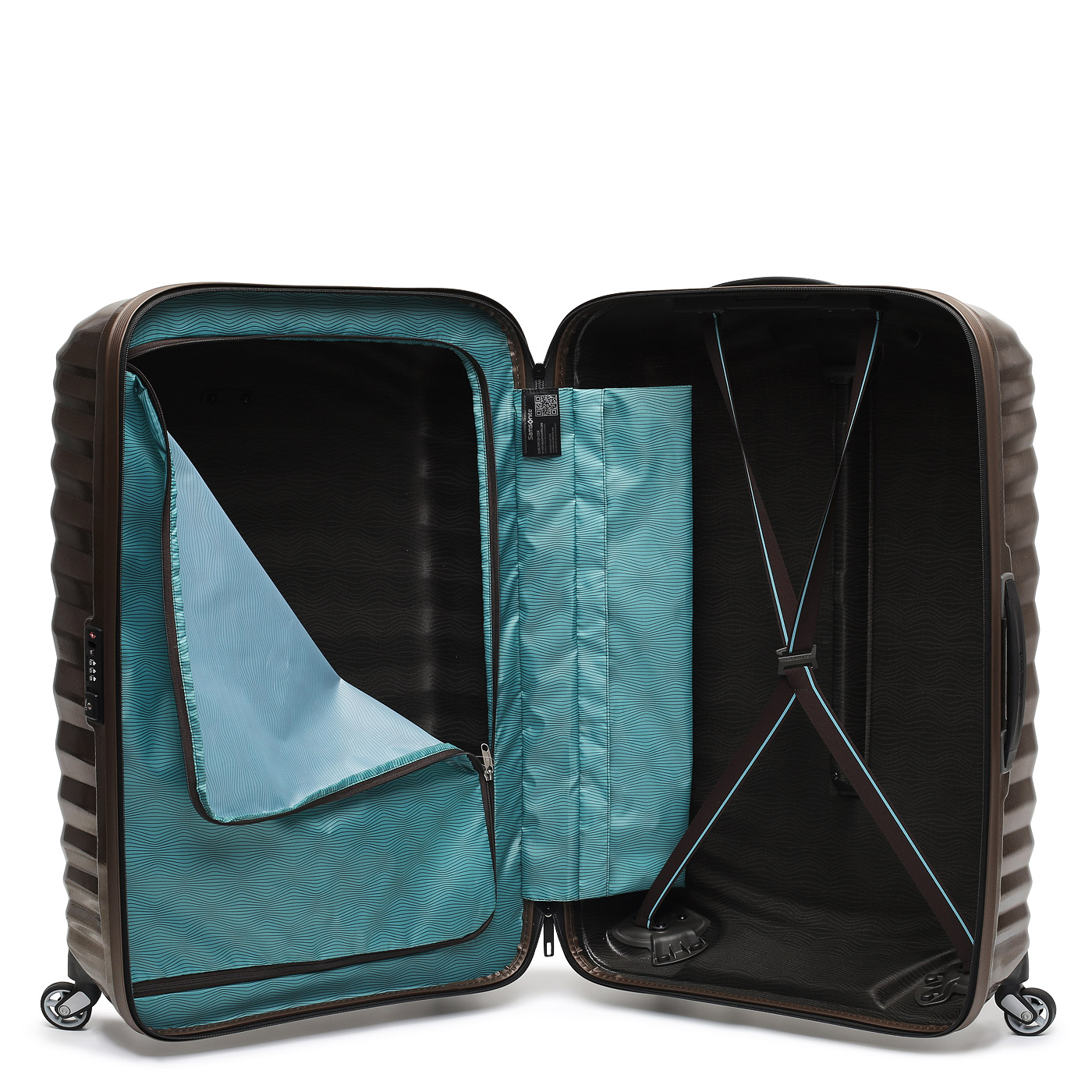 Чемодан большой L из материала Curv Samsonite Lite-Shock